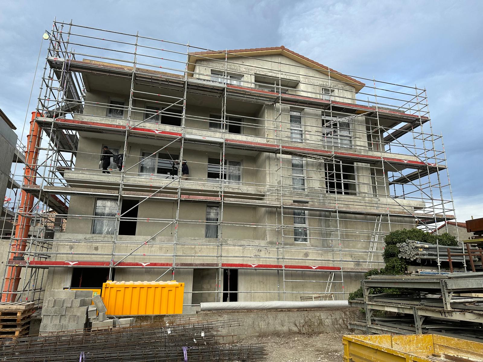 Équipe Façade Lyonnaise au travail